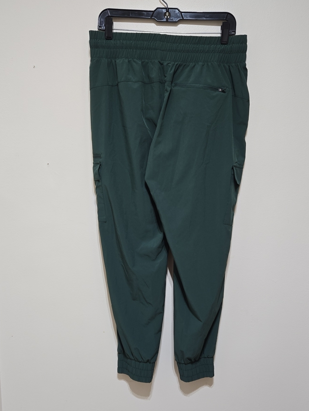 Women's All In Motion Forest Green Cargo Jogger Pants - Picture 2 of 5